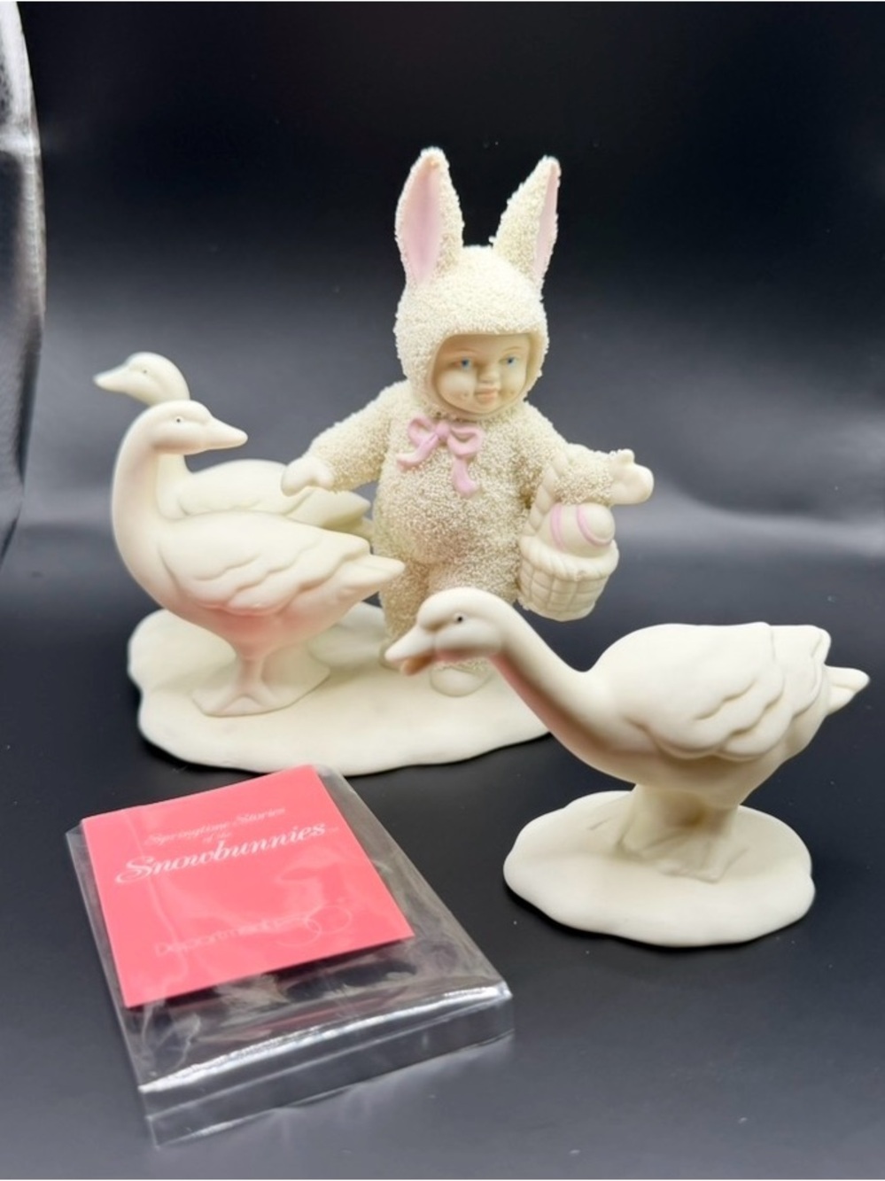 Dept 56 Snowbunnies Goosey Goosey & Gander 1995 NIB Retired